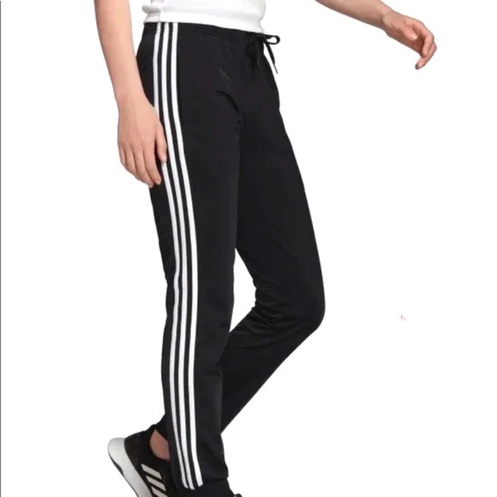 Adidas Black Essentials 3-Stripes Pants - S